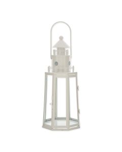WHITE LIGHTHOUSE LANTERN