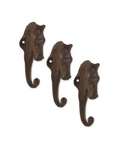 HORSE WALL HOOK SET/3