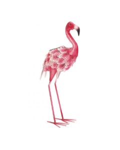 PRETTY FLAMINGO WITH SOLAR LIGHT